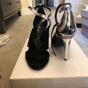 Black and silver Calvin Klein's